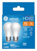 LED Ceiling Fan Light Bulbs, A15, Daylight, 320 Lumens, 4 Watt, 2-Pk.