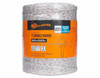 Electric Fence Turbo Wire, Ultra White, 1/16-In. x 2,624-Ft.