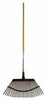 19 In. Flexible Steel Head Lawn Rake, 48 In. Comfort Molded-Grip Handle