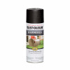 Stops Rust Spray Paint, Black Hammered, 12-oz.