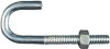 J Bolt, Zinc, 5/16 x 3 In.