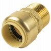 Push On Pipe Adapter, 1/2 In. Copper x Male