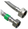 Toilet Connector, Stainless Steel, 1/2 x 7/8 x 12 In.
