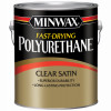 Polyurethane, Fast-Drying, Satin, 1-Gallon (2 pieces)