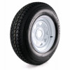 Loadstar Trailer Tire & 5-Hole Custom Spoke Wheel (5/4.5), 205/75D-15 LRC