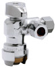 Dual Outlet Supply Stop, 1/2 x 3/8 Compression x 3/8 In. Compression