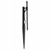 Winged Jet Assembly, Half-Circle Pattern, Fan Spray, 1/4-In. Barbed Inlet, 13-In. Stake, Adjustable Riser