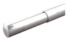 Closet Rod, Adjustable, White, 30 to 48-In.