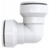 Insta-Plumb 90-Degree Coupling, White, 1-1/2 In.