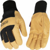 Thermal Gloves, Pigskin Palm, Canvas Back, Men's XL