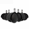 2" Office Twin Wheel Stem Casters 5 Pack.