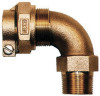 Water Service Elbow, CTS PAK x MIP, 1 x 3/4 In.