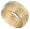 Pipe Fitting, Compression Sleeve, Brass, 5/8 In. (10 pieces)