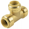 Push-On Pipe Tee, 1/2 In. Copper x Copper x Copper