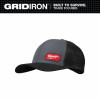 Gridiron Snapback Trucker Hat, Gray