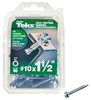 Drill Point Screws, Self-Tapping, Hex Washer Head, #10 x 1-1/2 In., 90-Pk.