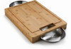 PRO Cutting Board with Stainless Steel Bowls