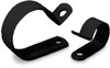 Cable Clamps, Black Plastic, 1/4-In. I.D., 18-Pk.