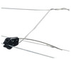 Electric Fence Insulator, Offset Pinlock, Black, 12-In., 10-Pk.