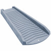 Splash Block, Extends Downspout, Slate-Color Plastic, 24-In.