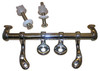 Chrome Replacement Toilet Seat Hinge
