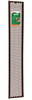 Gutter Guard Screen, Brown Vinyl, 6-5/8-In. x 3-Ft.