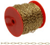 #5 Brass Clock Chain, 82 Ft.