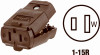 BRN CORD CONNECTOR