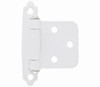 Cabinet Hinge, Self-Closing, White, Variable Overlay, 2-Pk.