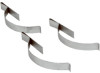 Flat-Window Frame Corner-Mount Springs, Zinc Plated, 2-3/4 x -1/4 In., 25-Pk.