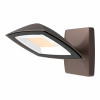 LED Architectural Outdoor Floodlight, Dusk to Dawn, Bronze, 1500 Lumens