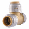 Push-Fit Pipe Tee, Lead Free, 1/2 In.