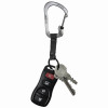 SlideLock Key Ring Carabiner, Stainless Steel (4 pieces)