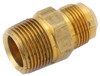 Pipe Fitting, Gas Fitting Adapter, 15/16 Flare x 3/4 In. MPT