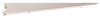 Shelf Bracket, Dual Track, White, 14.5-In.