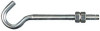 Hook Bolt, Zinc, 5/16 x 5 In.