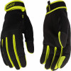Pro Work Gloves, Poly Spandex, Synthetic Suede, Black, Men's M