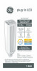 LED Linear CFL Retrofit Light Bulb, G24d base, 11Watts, 3-Color Select