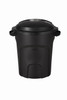 Roughneck 20 Gallon Black Plastic Trash Can (6 pieces)