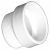 Schedule 40 DWV PVC Female Trap Adapter, Hub x Slip, 1-1/2 x 1-1/4 In.