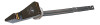 Toilet Tank Flush Lever, American Standard, Chrome, 6 In.