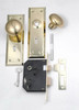 Brass Cabinet Knob/ Mortise Lock
