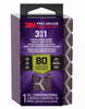3-in-1 Sanding Sponge, Medium 80 Grit