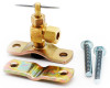 1/4 In. Compression Valve with Saddle, Fits Up To 3/4 In. Pipe
