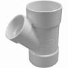 Schedule 30 PVC DWV Reducing Wye, 3 x 2 In.