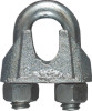 Wire Cable Clamp, Zinc, 3/8 In. (10 pieces)
