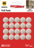 20PC 3/8" RND BEG FRNPAD