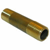 1/4 In. MPT x 2 In.  Brass Pipe Nipple, Lead Free