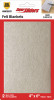 Super Sliders 4 In. x 6 x Beige Blanket (2-Piece)