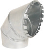 HVAC Adjustable Take-Off, Round-to-Round, Galvanized, 6 In.